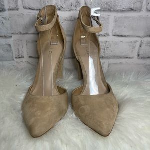 Nude Aldo Block heels